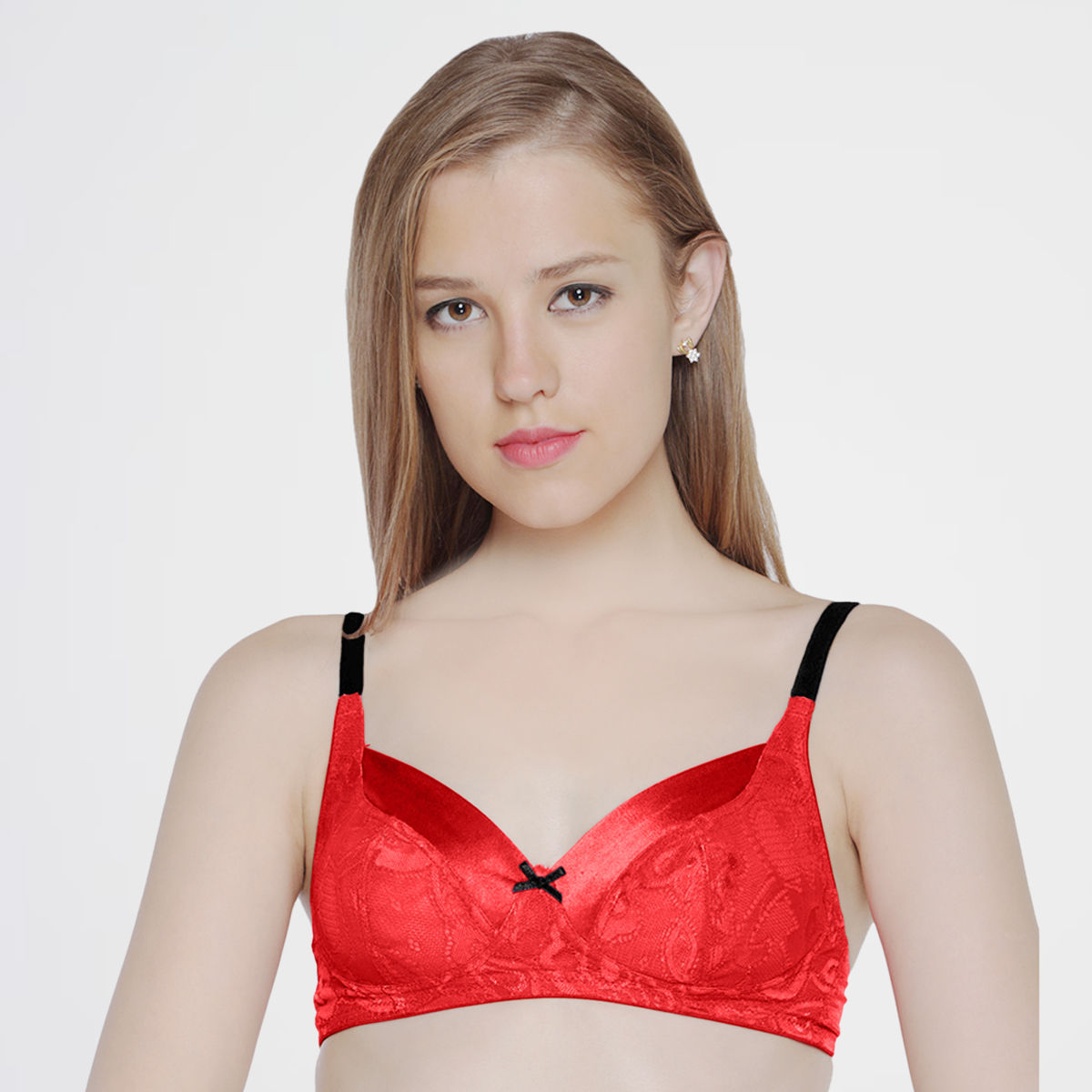 Cotton Hosiery Push-Up Sona Touch 36 Red Ladies Bra, Size: 36B, Printed at  Rs 50/piece in New Delhi