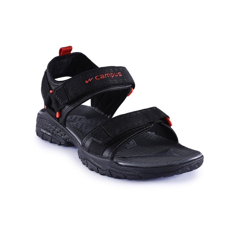 Campus Sd-pf016 Sandals (3k-sd-pf016-g-blk-red) - Uk 7