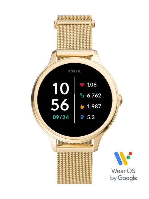 Buy Fossil Gen 5e Gold Smartwatch FTW6069 For Women Online - Main Image