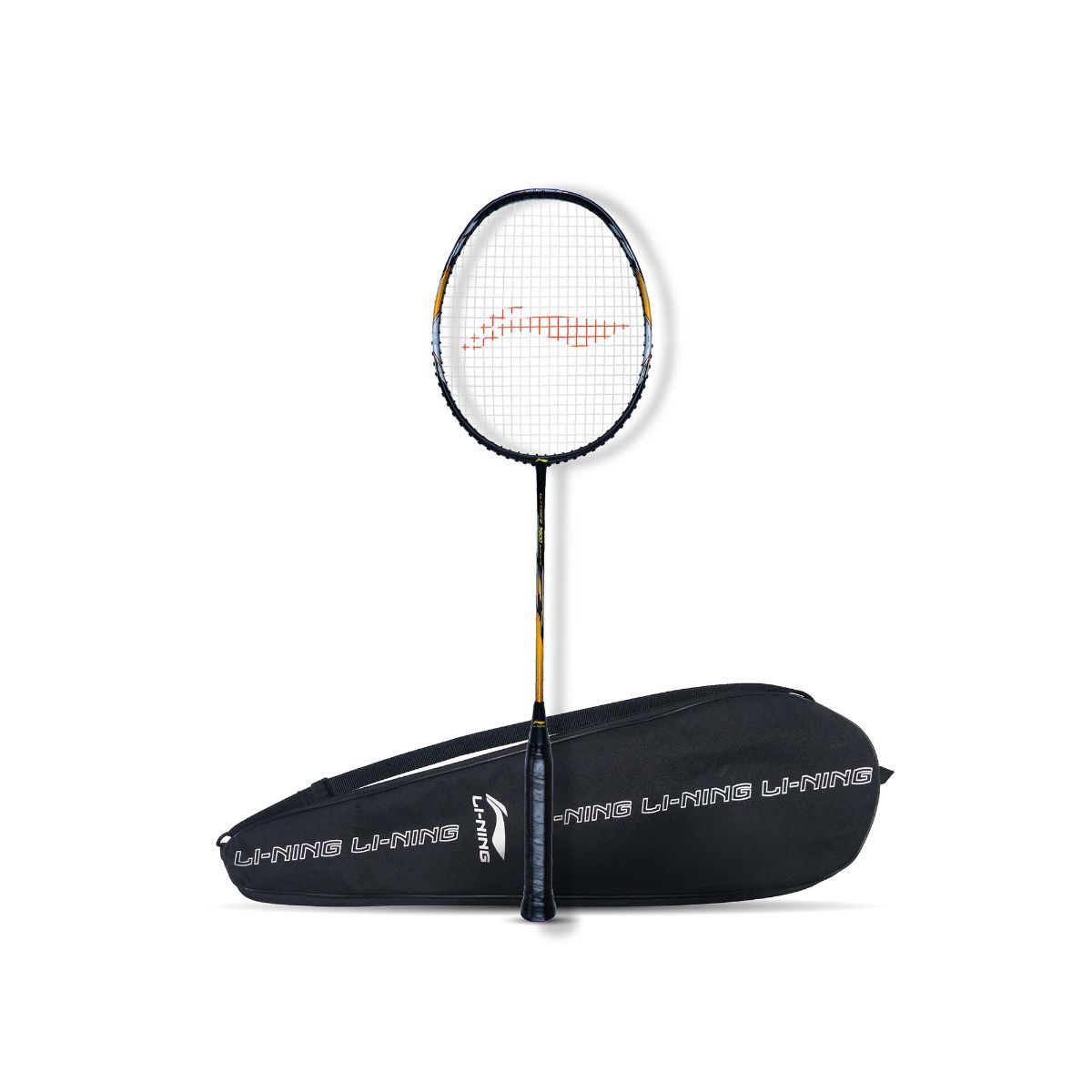 Buy Li-Ning G-Force 3900 Superlite Strung Badminton Racquet (Black,Gold ...