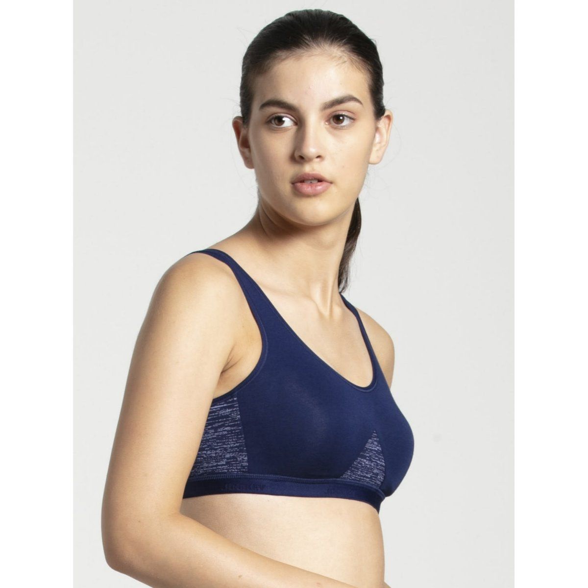 Jockey 1376 Women Wirefree Non Padded Full Coverage Slipon Active Bra