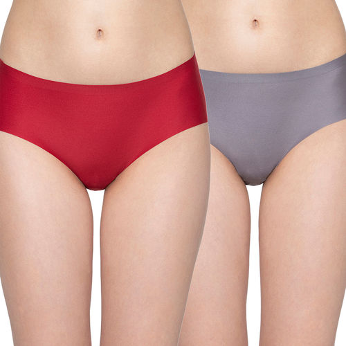 Triumph Stretty Skinfit 144 Bonded Waisband Seamless Hipster Brief - Pack  of 2 - Multi-Color (S)