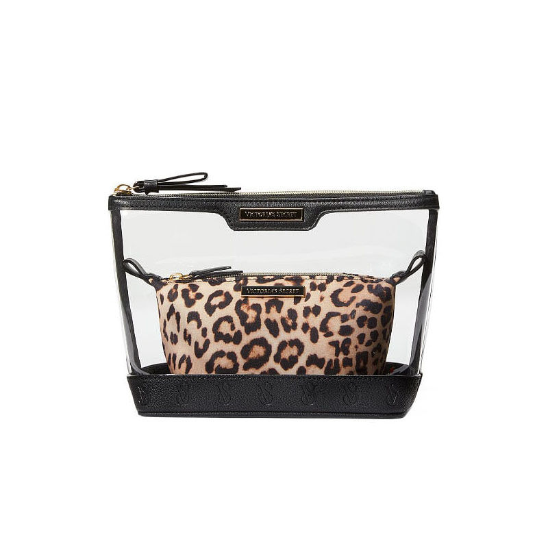 Buy Victoria's Secret Leopard Logo Beauty Duo Bag Online