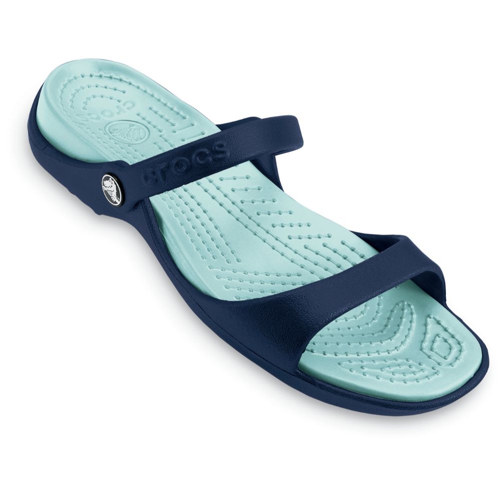 Crocs Cleo Navy Blue Women Sandal - EURO 38-39: Buy Crocs Cleo Navy Blue  Women Sandal - EURO 38-39 Online at Best Price in India | Nykaa