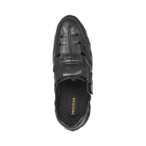 Buy Mochi Men Black Casual Sandals Online