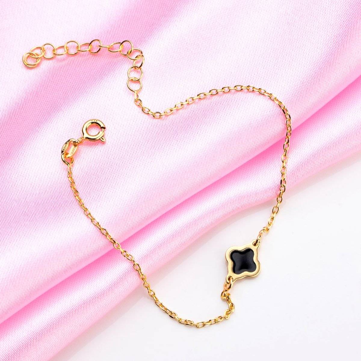 Zavya Gilded Glamour Gold-Plated 925 Sterling Silver Bracelet