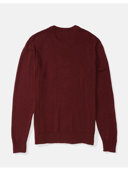 Buy American Eagle Men Maroon Super Soft Crew Neck Sweater Online