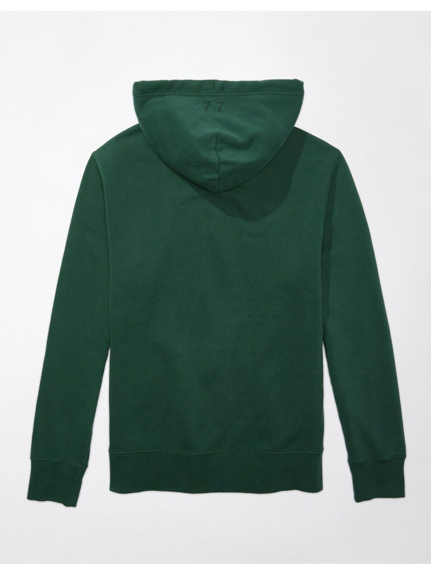 Buy American Eagle Men Green Super Soft Graphic Hoodie Online