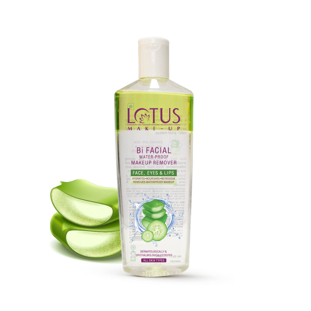Lotus Make Up Bi Facial Waterproof Makeup Remover Reviews Online Nykaa