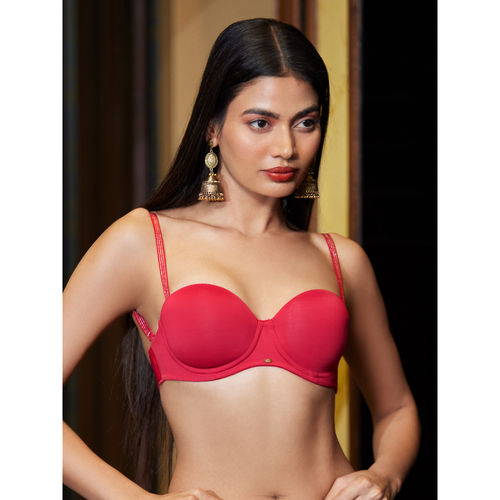 Buy SOIE Medium Coverage Padded Underwired Multiway Strapless
