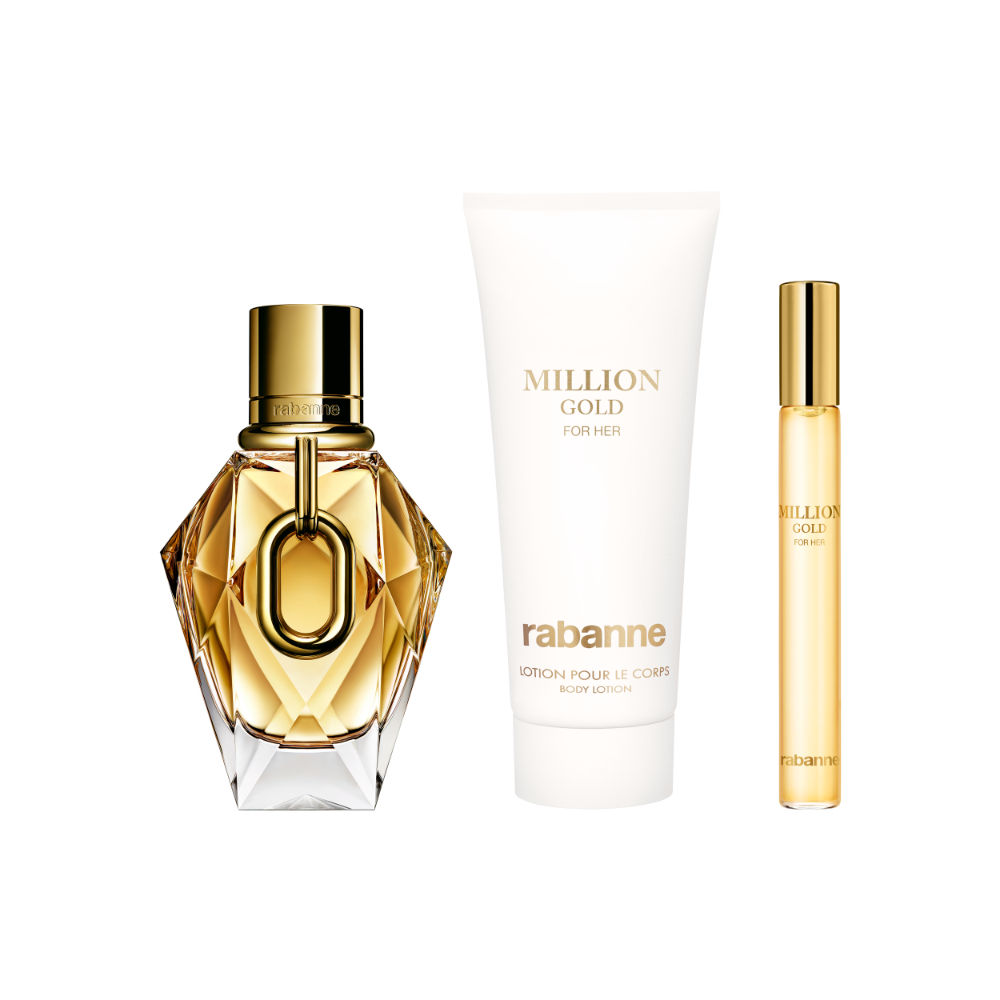 Buy Paco Rabanne Million Gold For Her EDP With Body Lotion