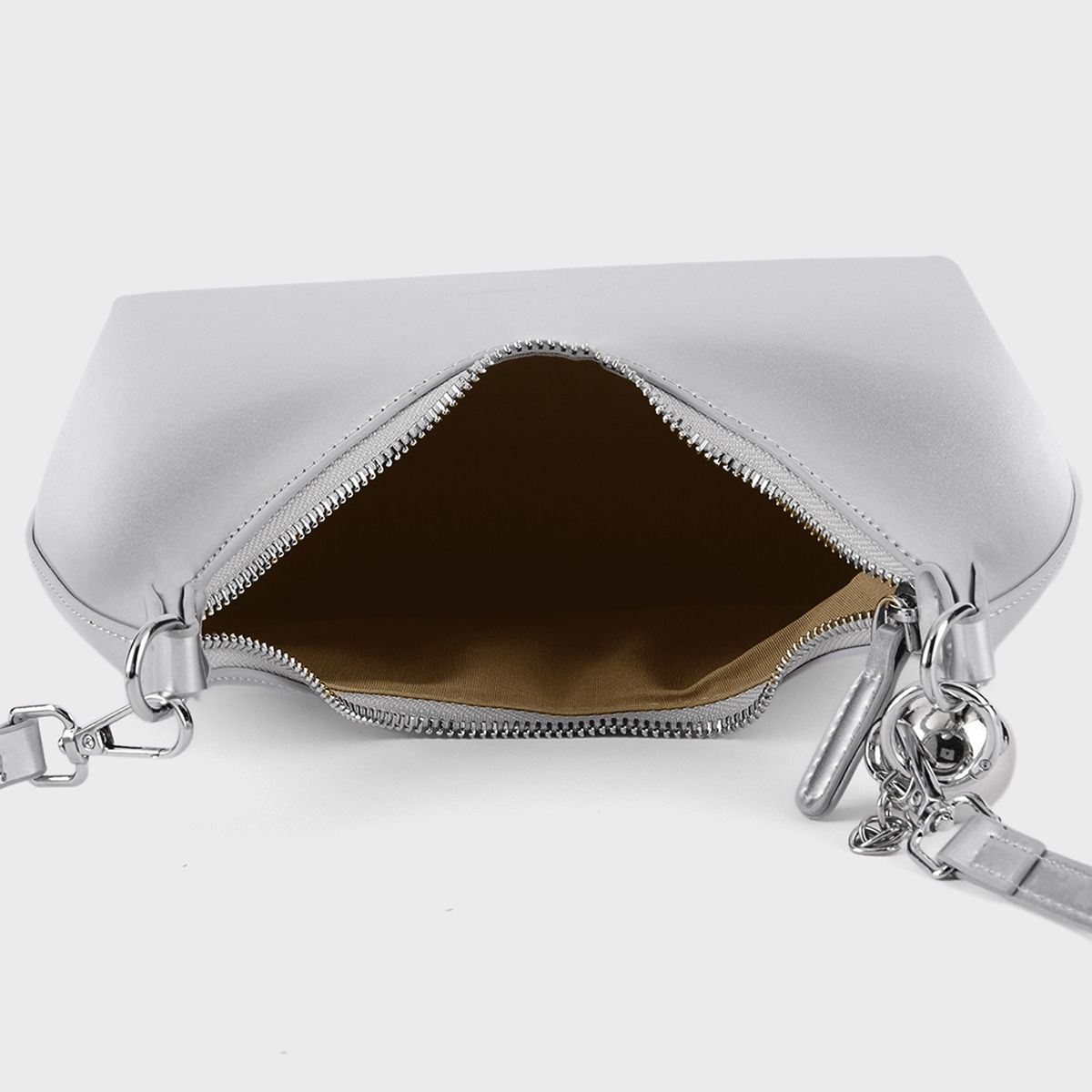 Buy RSVP by Nykaa Fashion Silver Metallic Ball Charm Patent