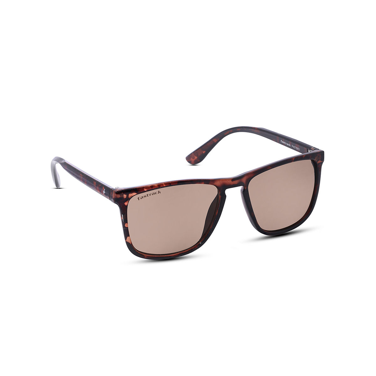 Square Rimmed Sunglasses Fastrack - P300BR2 at best price | Titan Eye+