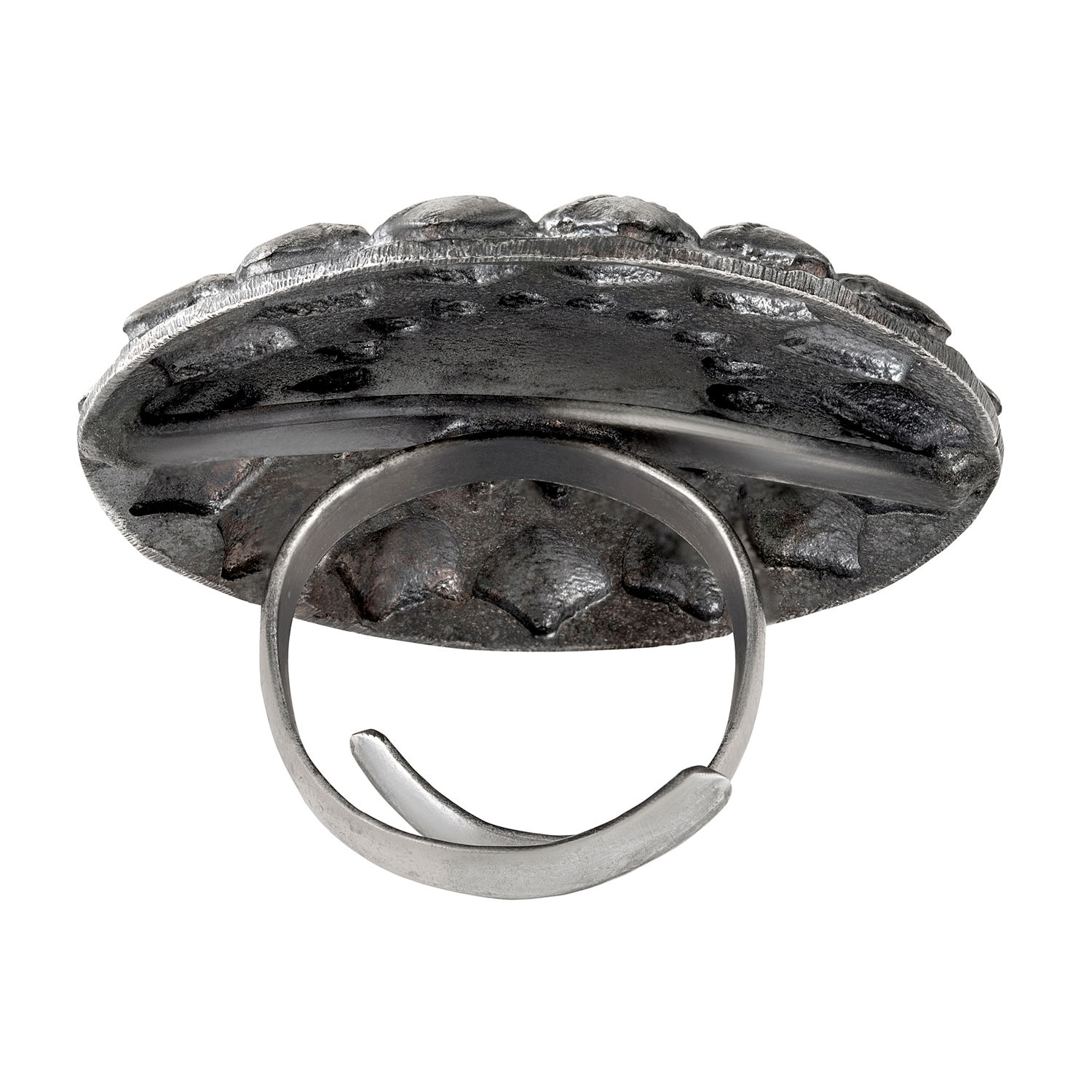 Multicolor Stones Oxidized Metal Casual Use Finger Rings for Girls -  Stylish & Fancy Adjustable Size Oxidised Big Size Cocktail Rings for Women  and Girls. | K M HandiCrafts India