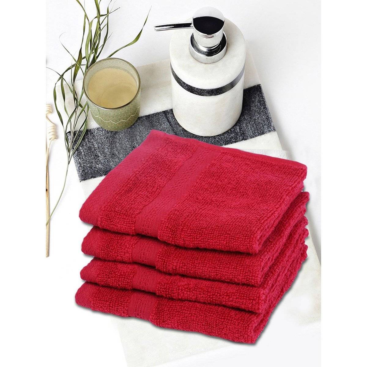 BIANCA Paradiso Face Towel Burgun
