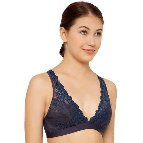  AORKU Underarm High Wireless, 4 Tiers Hook Bra, Total Lace,  Small Appearance, Thin, 3/4 Cup Bra, Bras That Make Your Chest Smaller,  Large Size, High Armpit Design, Side Flow Prevention, Anti-Droops