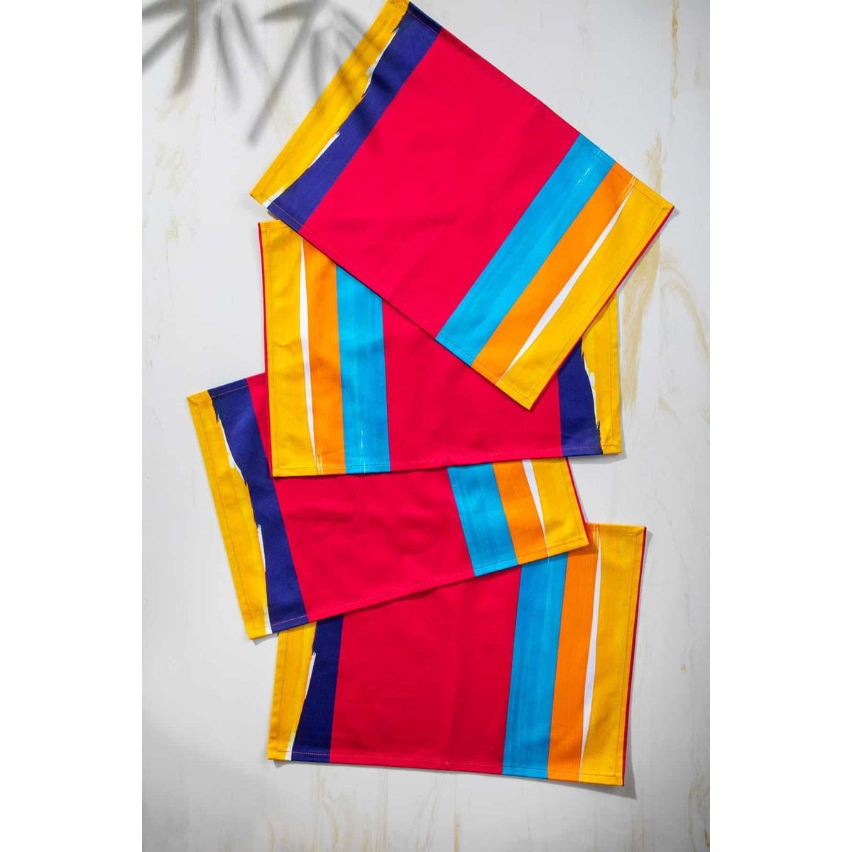 Freedom Tree MultiColor Happy Strokes Table Mat (Set of 4) Buy