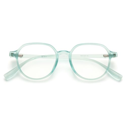 ROYAL SON Full Rim Sky Blue Anti Glare Computer Glasses Spectacles Frames  for Men Sf0092-C4 (43)