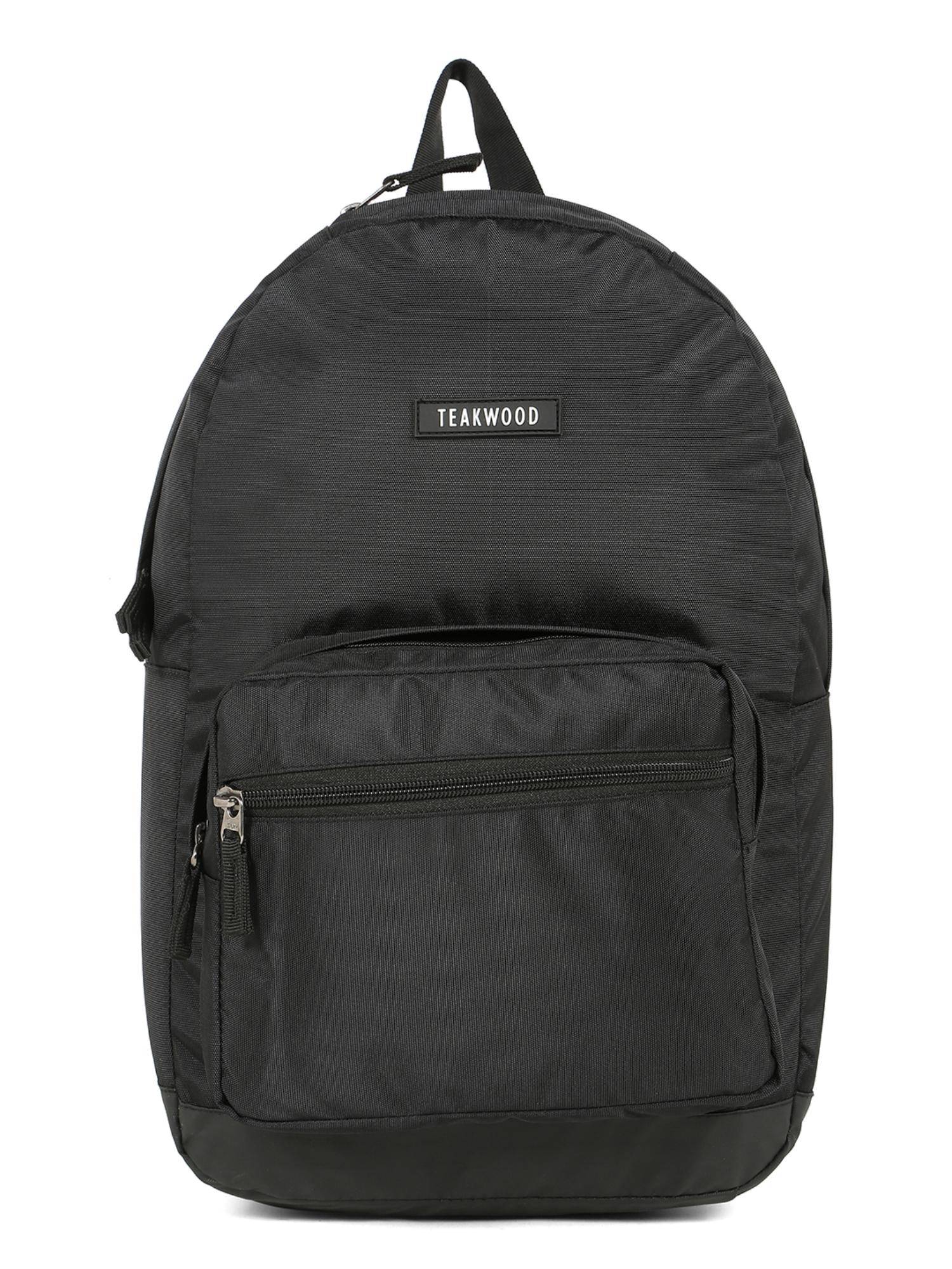 Teakwood Unisex 15 inch Laptop Compartment Backpack - Black