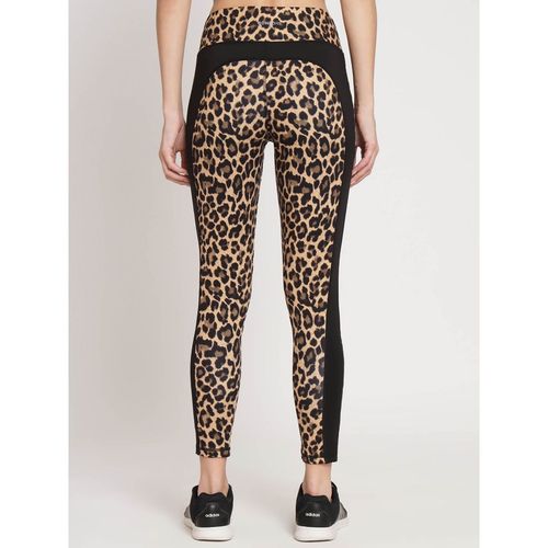Muscle Torque Leopard Print Workout Tights with High Waist (2XL)