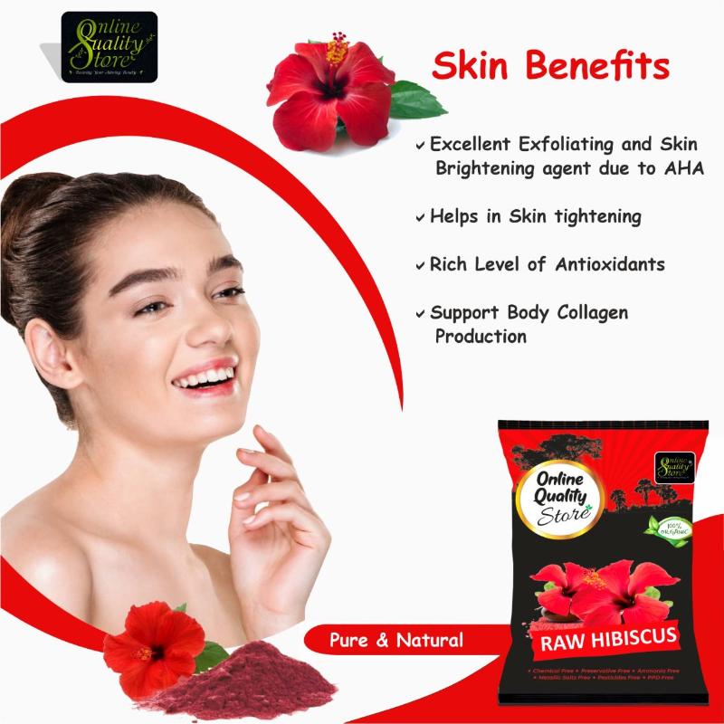 Buy Online Quality Store Raw Hibiscus For Hair & Skin Online