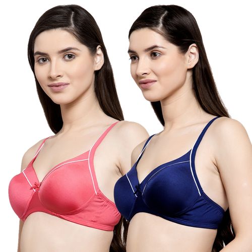 Buy Groversons Paris Beauty Padded Non-Wired Multiway T-Shirt Bra with  lace-PO2 Online