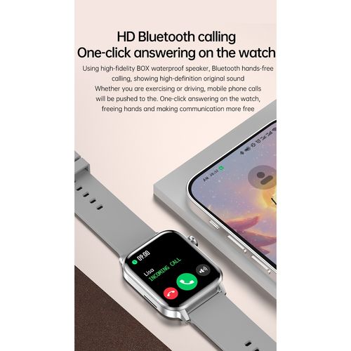 Buy Carlton London Advanced Bluetooth Calling Smart Watch Grey Online