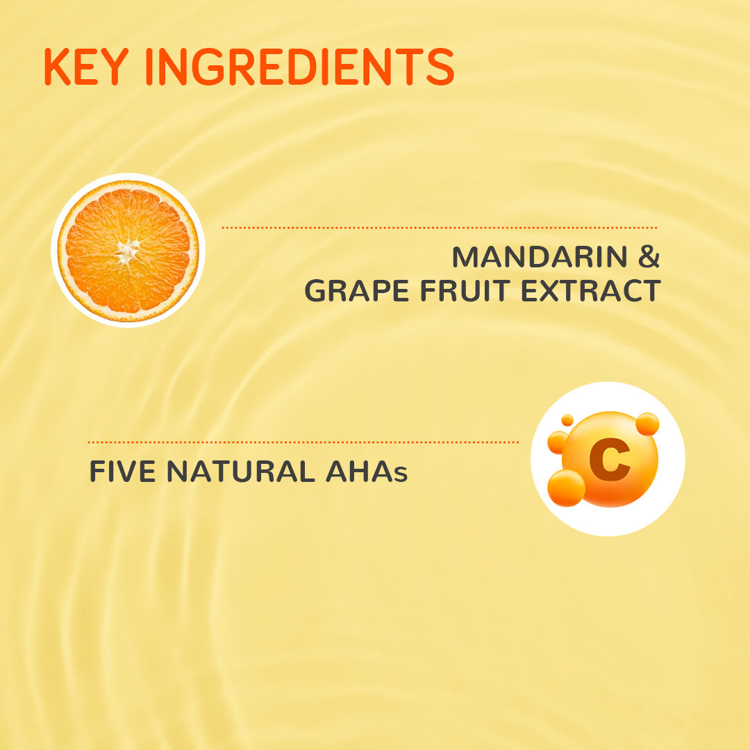 Moody Vitamin C Body Wash with Fruit AHA's, Grapefruit for Brighter, Cleansed Skin. Sulphate