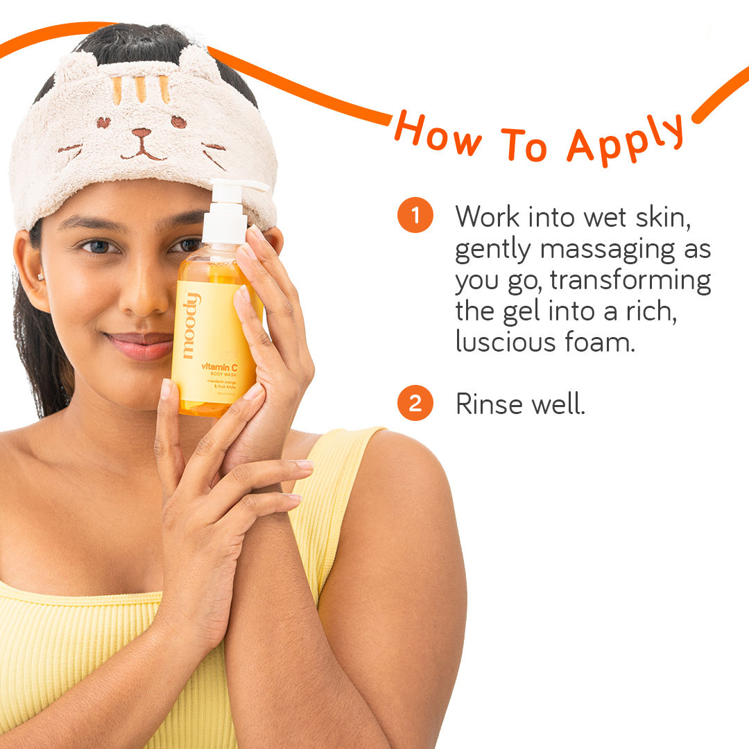 Moody Vitamin C Body Wash With Mandarin Orange & Fruit AHAs Buy Moody