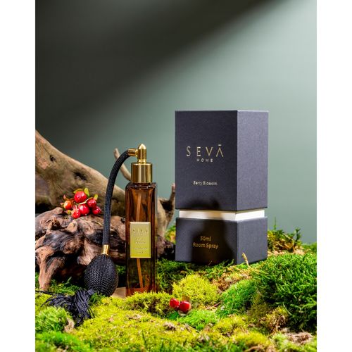 SEVA HOME Berry Blossom Room Spray (50Ml) Long-Lasting Scent Freshens Rooms