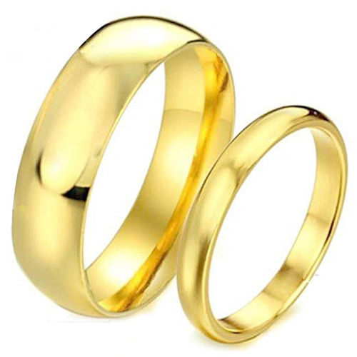 Peora 18k Gold Couple Engagement Plain Band Ring For Men Women Buy Peora 18k Gold Couple Engagement Plain Band Ring For Men Women Online At Best Price In India Nykaa