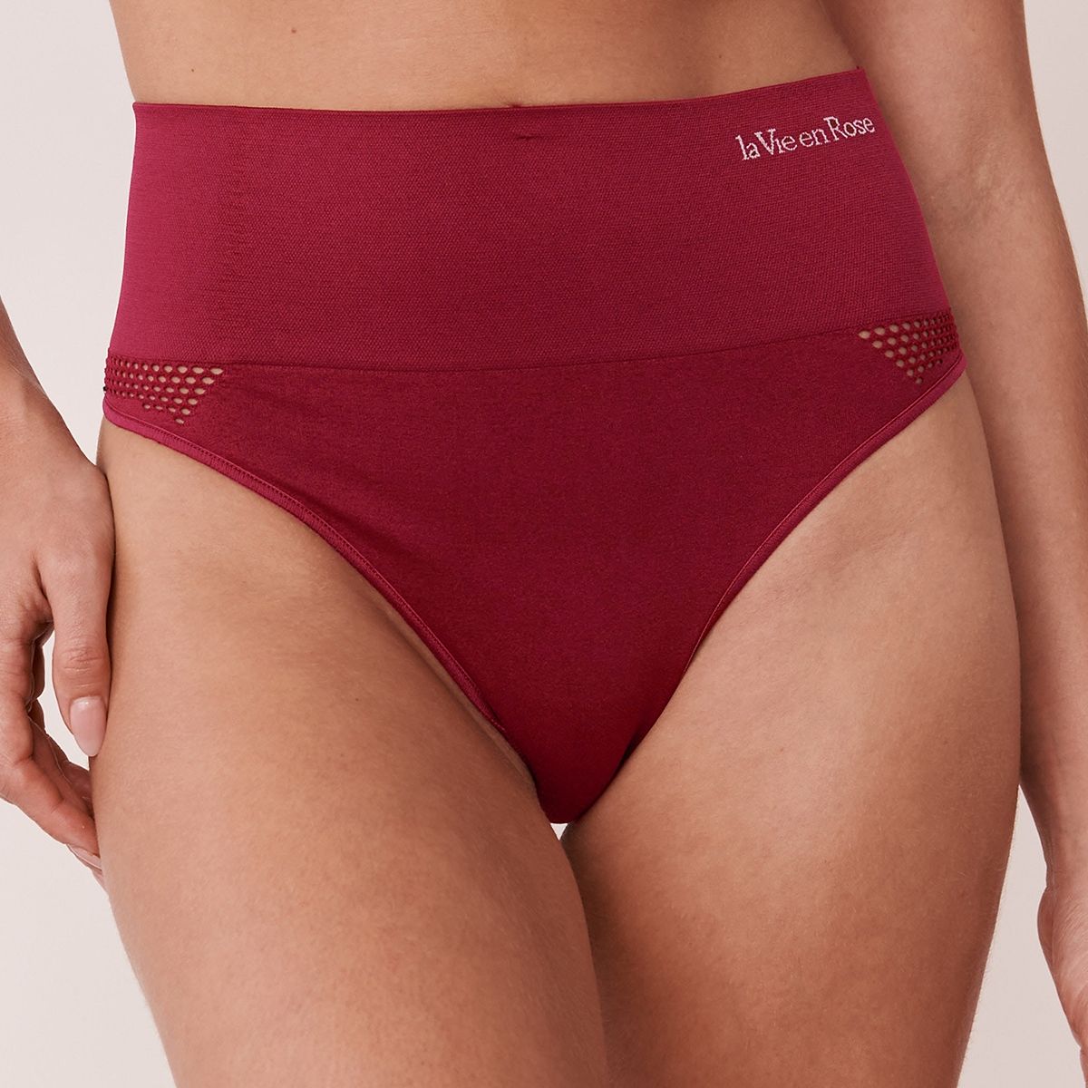 Buy La Vie En Rose Seamless High Waist Thong Panty Online