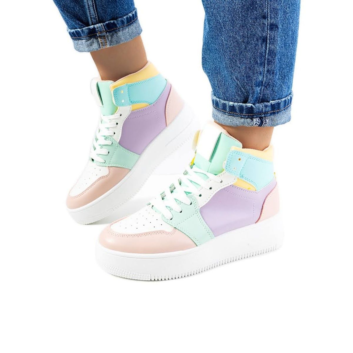 Color block deals sneakers womens