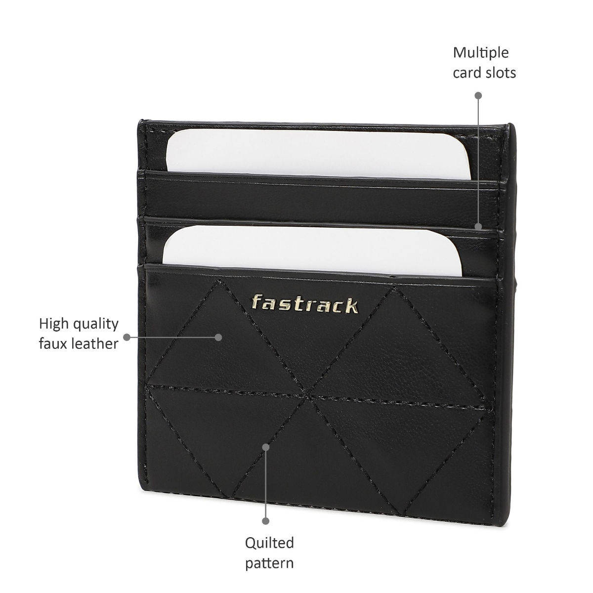 Fastrack Case Buy Fastrack Black Solid Card Case Online