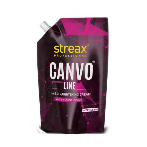 Streax Professional Canvoline Hair Straightening Cream Intense: Buy Streax  Professional Canvoline Hair Straightening Cream Intense Online at Best  Price in India | Nykaa