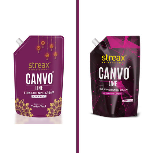 Streax Professional Canvoline Hair Straightening Cream Intense: Buy Streax  Professional Canvoline Hair Straightening Cream Intense Online at Best  Price in India | Nykaa