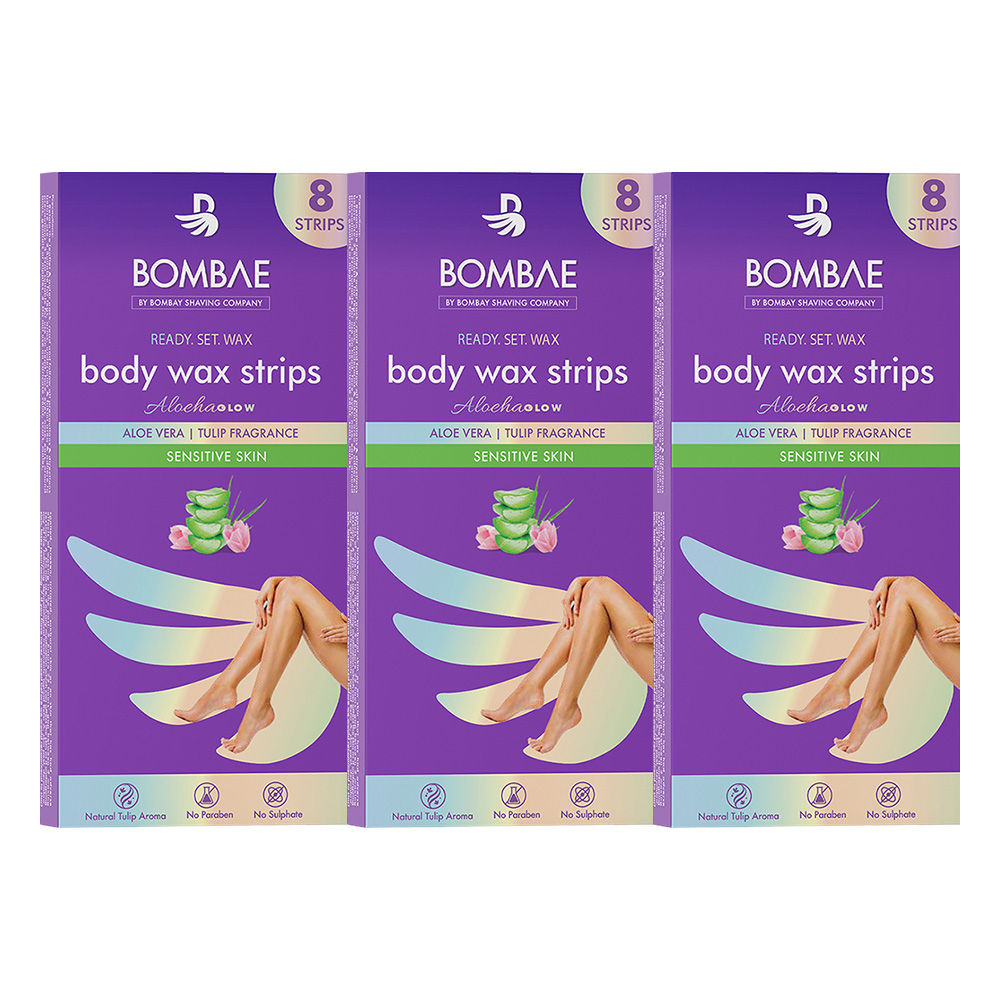 Buy Bombae Full Body Hair Removal Wax Strips For Women Sensitive Skin