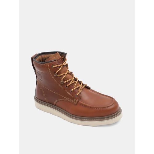 Jack Jones Men Solid Brown Boots