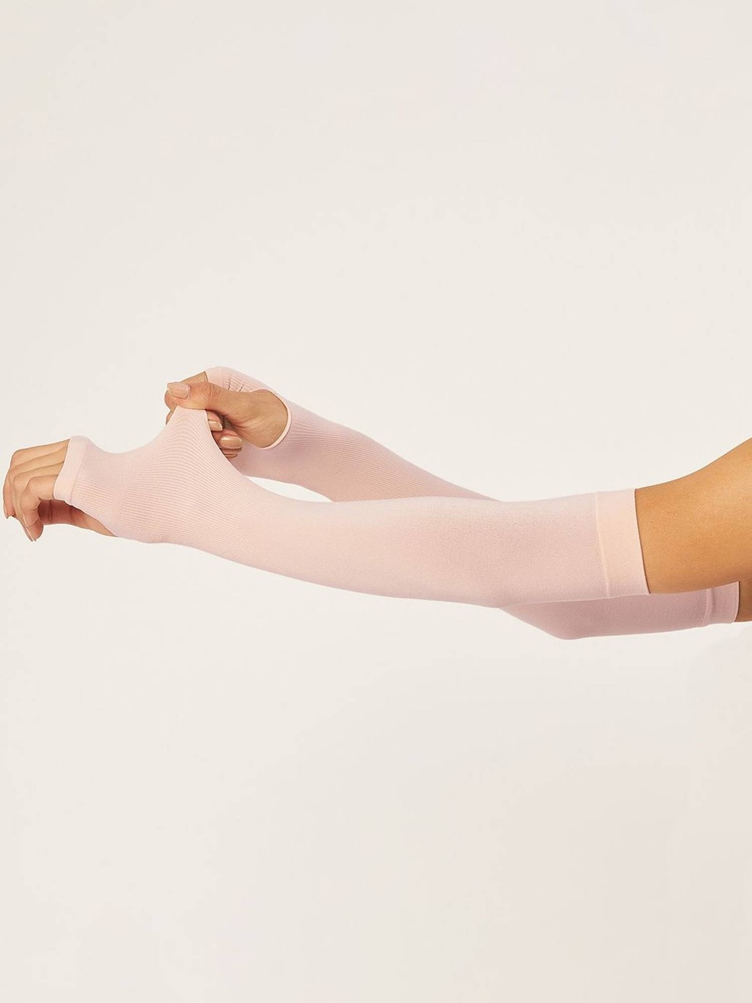 G Heist Unisex Nude Solid Uv Protection Arm Sleeves