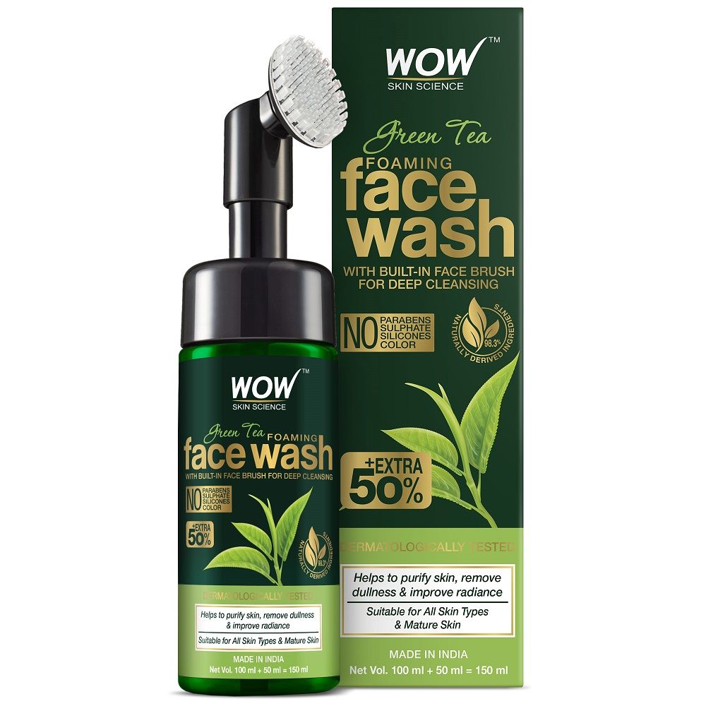 wow green tea face wash