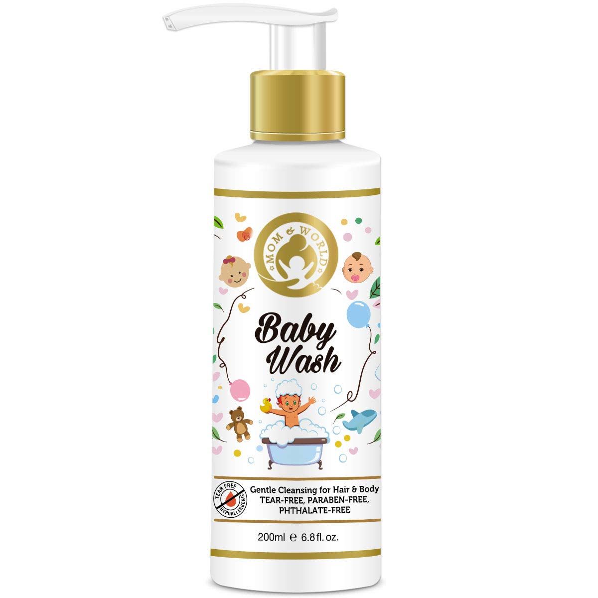 Mom & World Baby Wash Cleansing For Hair And Body