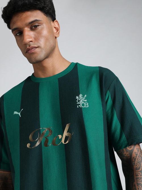 Green Jersey 2025 Rcb T Shirt Green Colour Puma X Rcb Mens Retro