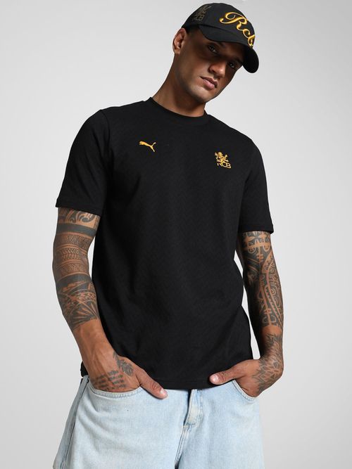 Puma X Rcb Mens Classic Black T-Shirt