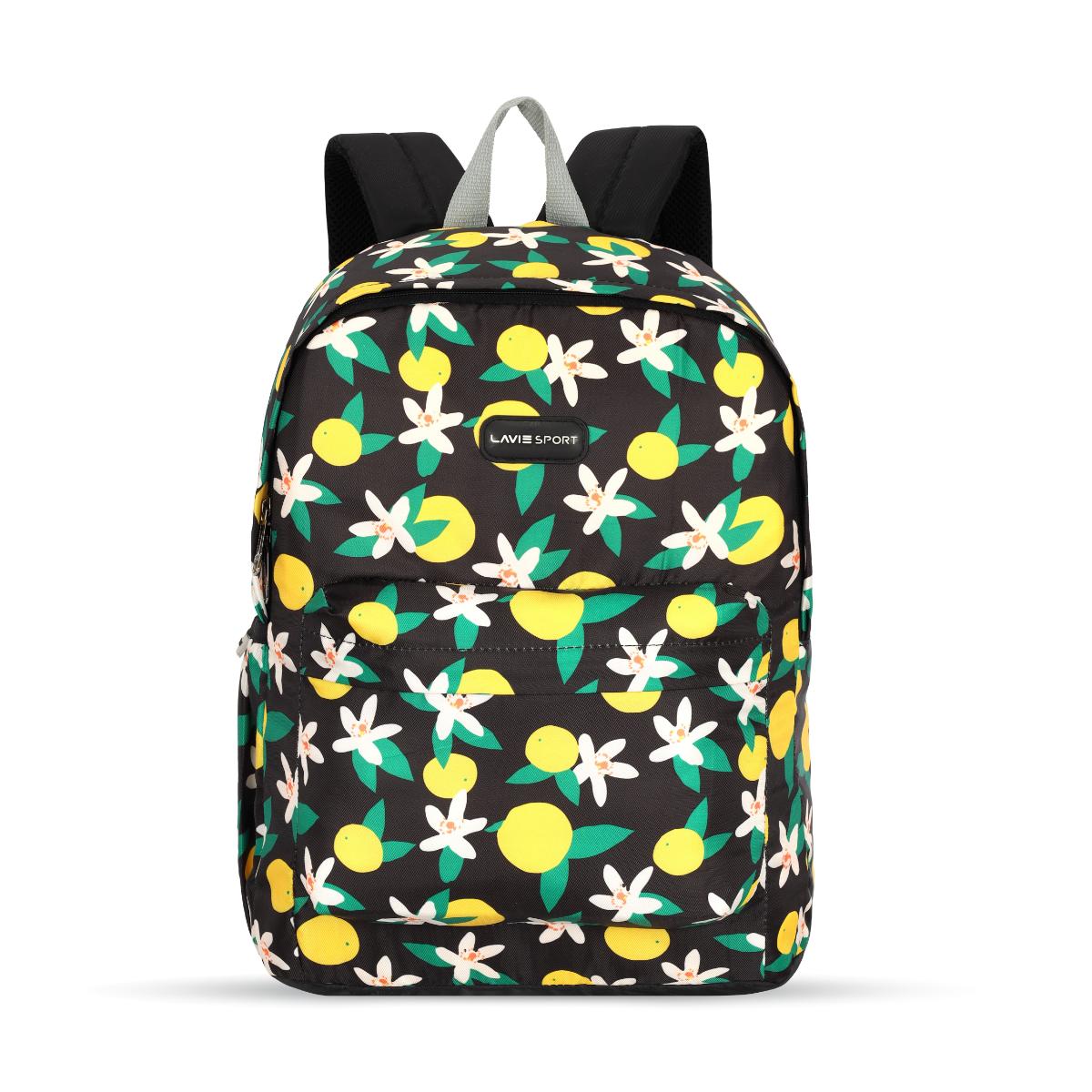 Buy Lavie Sport Lime 18L Printed Casual School Backpack for Girls