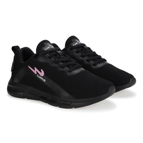 Campus BLAIRE Black Women Running Shoes (UK 7)