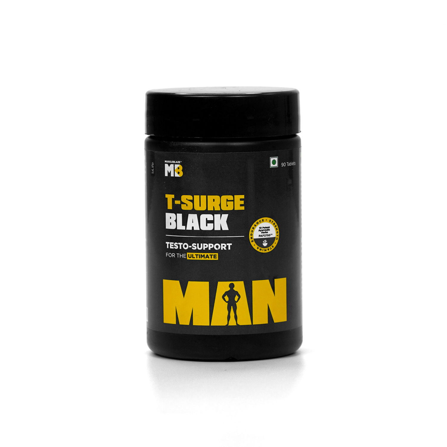 Buy MuscleBlaze TSurge Black Testosterone Booster For Men Online