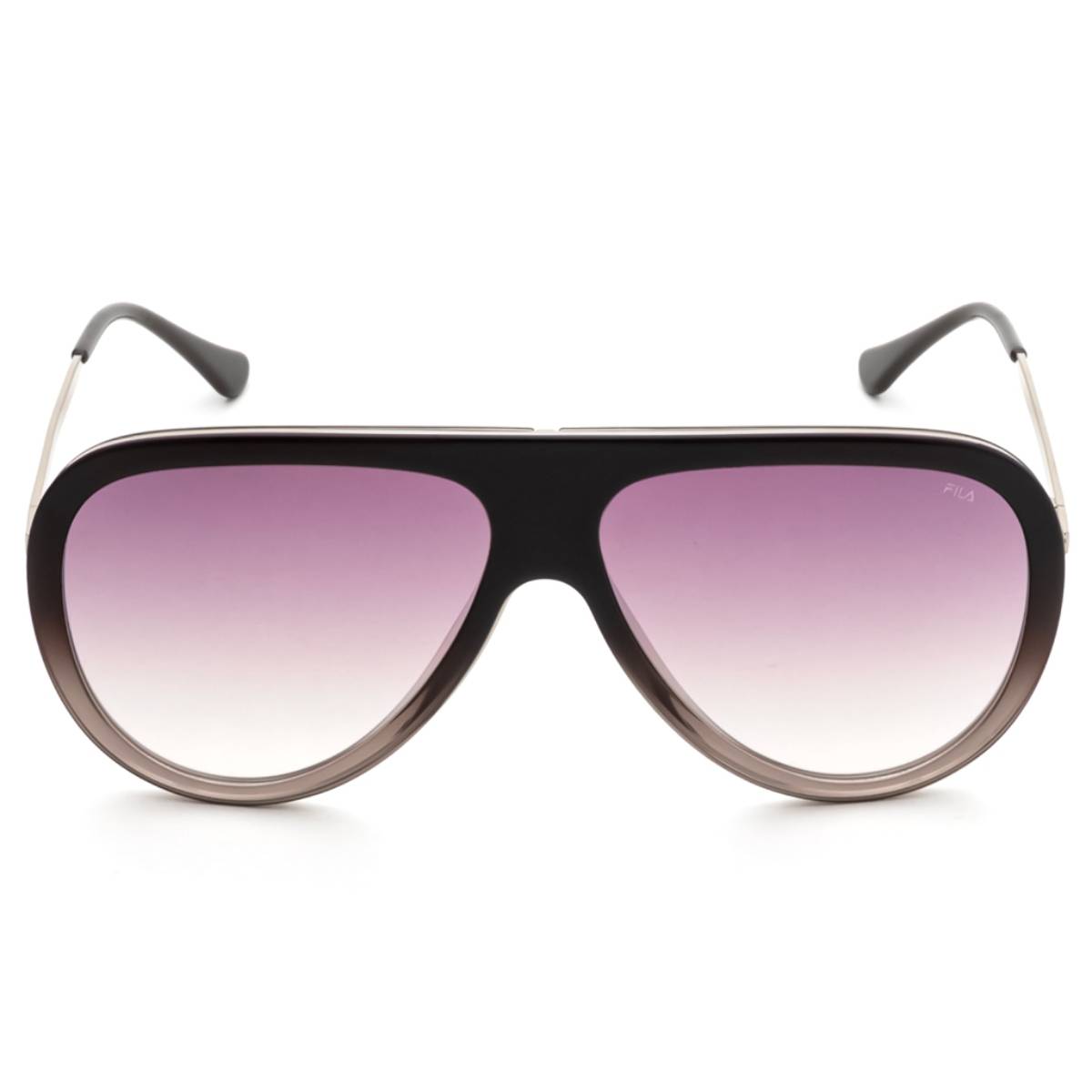 FILA Full UV Protected Gradient Purple Lens Full Rim Pilot Sunglasses (59)