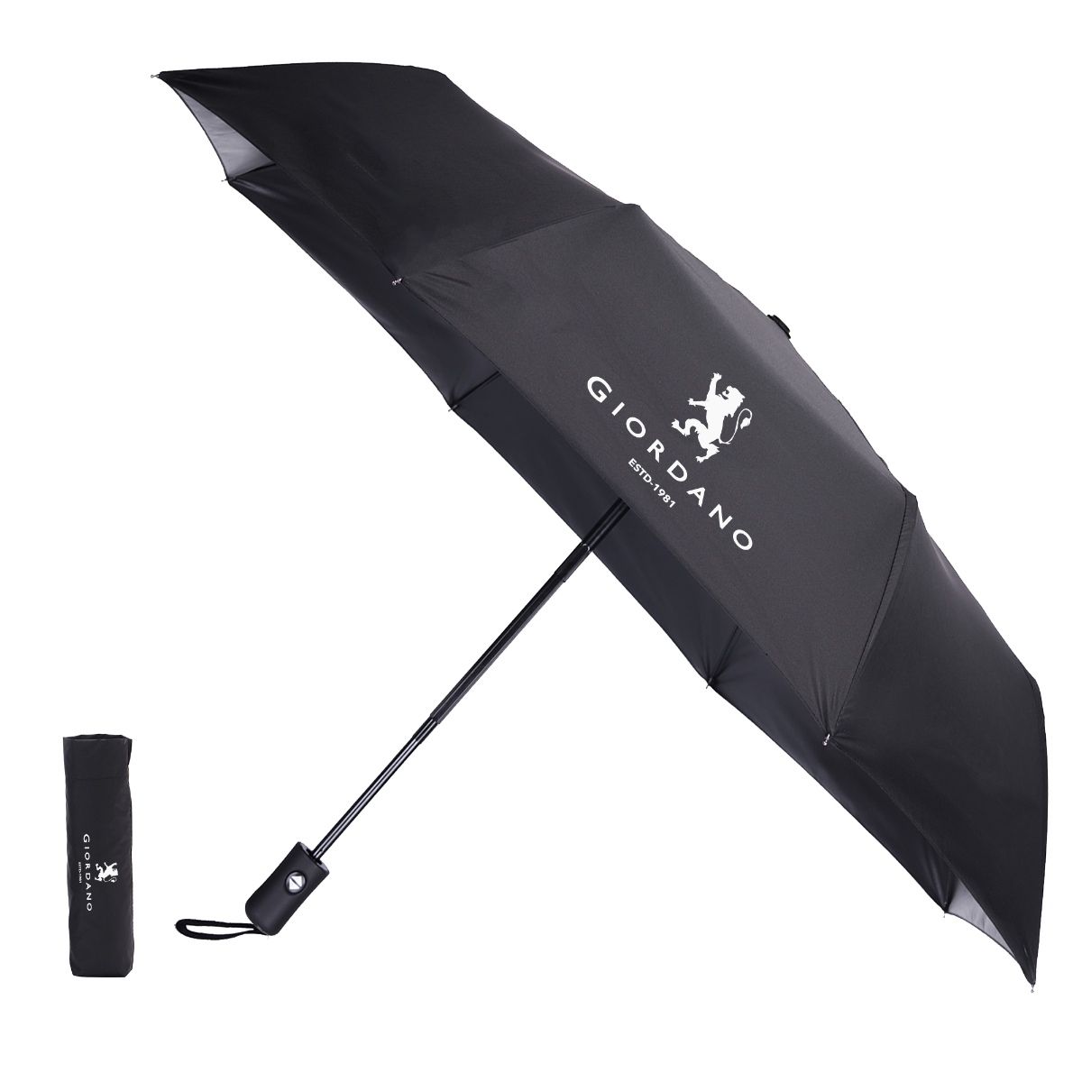 Giordano UV Protection Unisex Auto Open and Close Umbrella with Travel Sleeve - Regular Size
