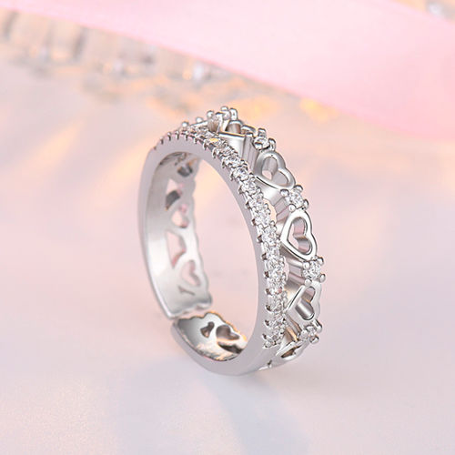 Ferosh Silver Love Ring Buy Ferosh Silver Love Ring Online At Best Price In India Nykaa