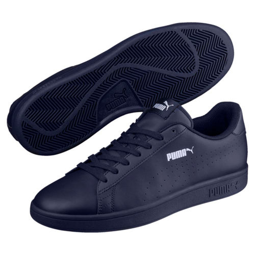 Puma Smash V2 Leather Perf Unisex Navy Blue Sneakers - 6: Buy Puma Leather Perf Unisex Navy Blue Sneakers - 6 Online at Best Price in India | Nykaa